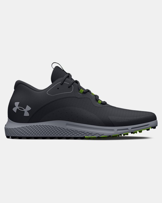 Men's UA Charged Draw 2 Spikeless Golf Shoes, Black, pdpMainDesktop image number 0